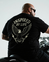 INSPIRED BY LIFE Men's Big & Tall 100% Cotton T-Shirt